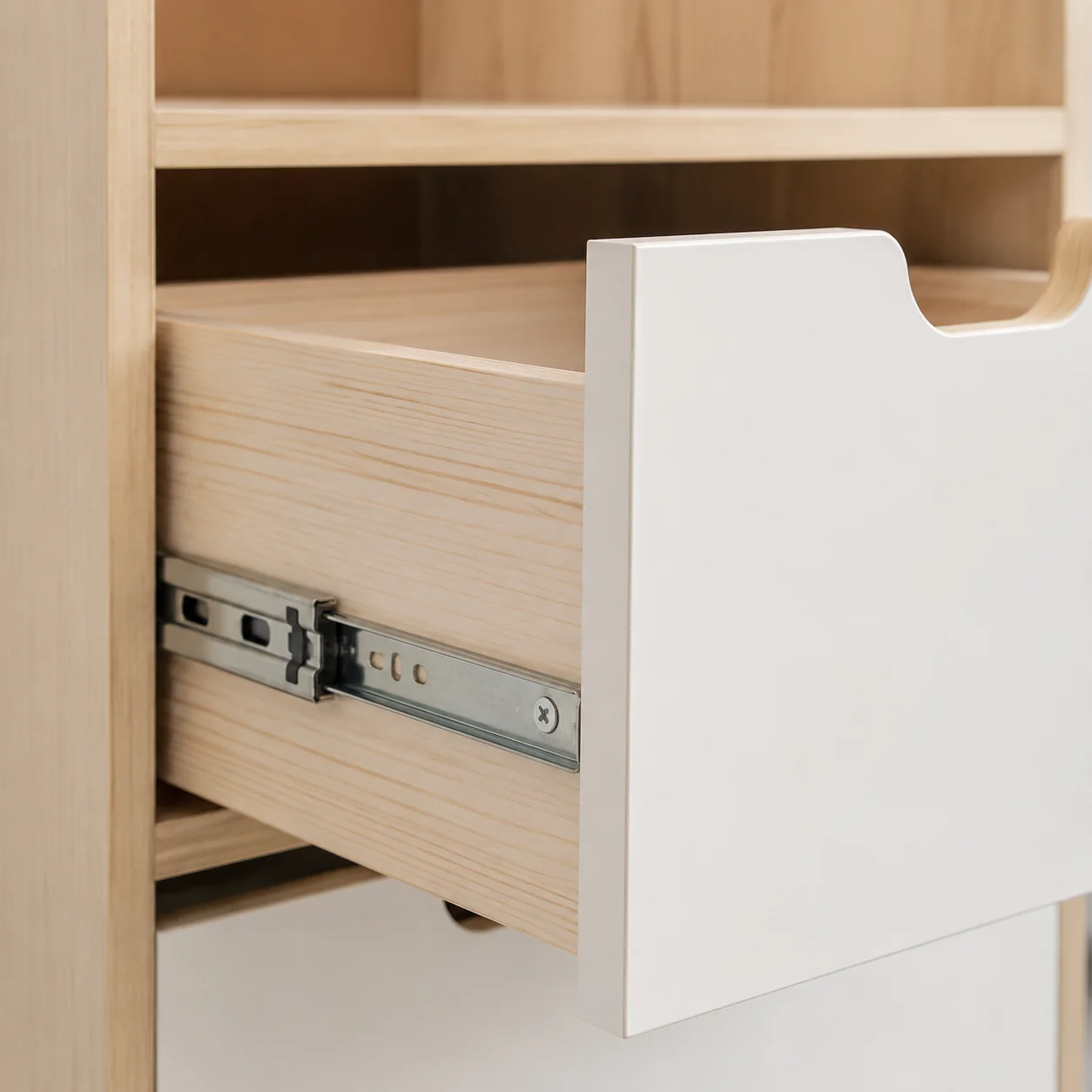 Low Kids Wardrobe with Drawers - Image 2