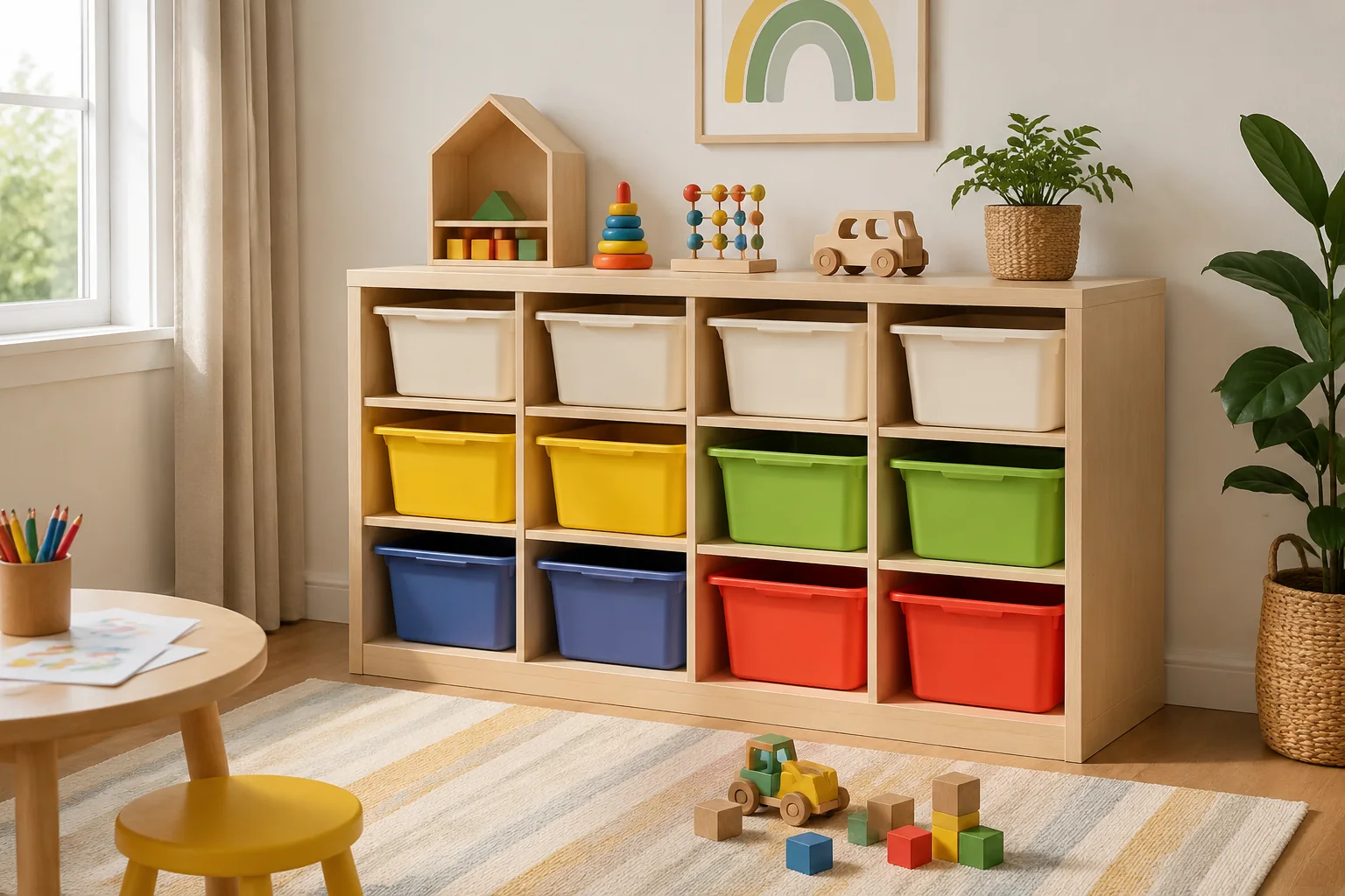 Playroom Cubby Cabinet - Image 3