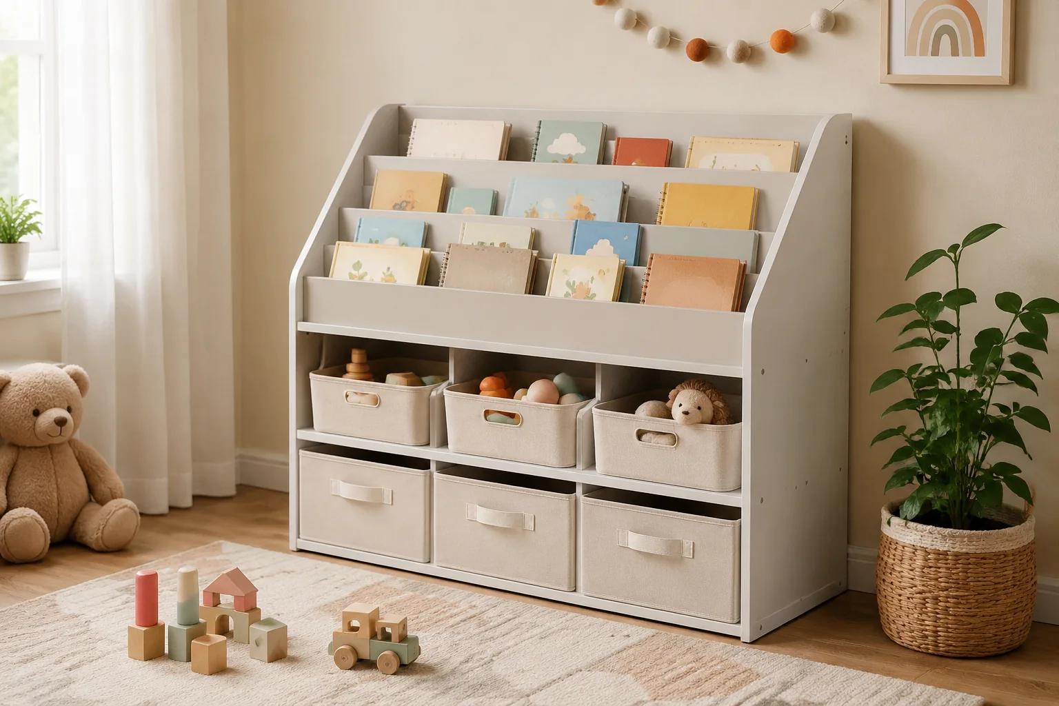 Bookcase Toy Storage Organizer - Image 3
