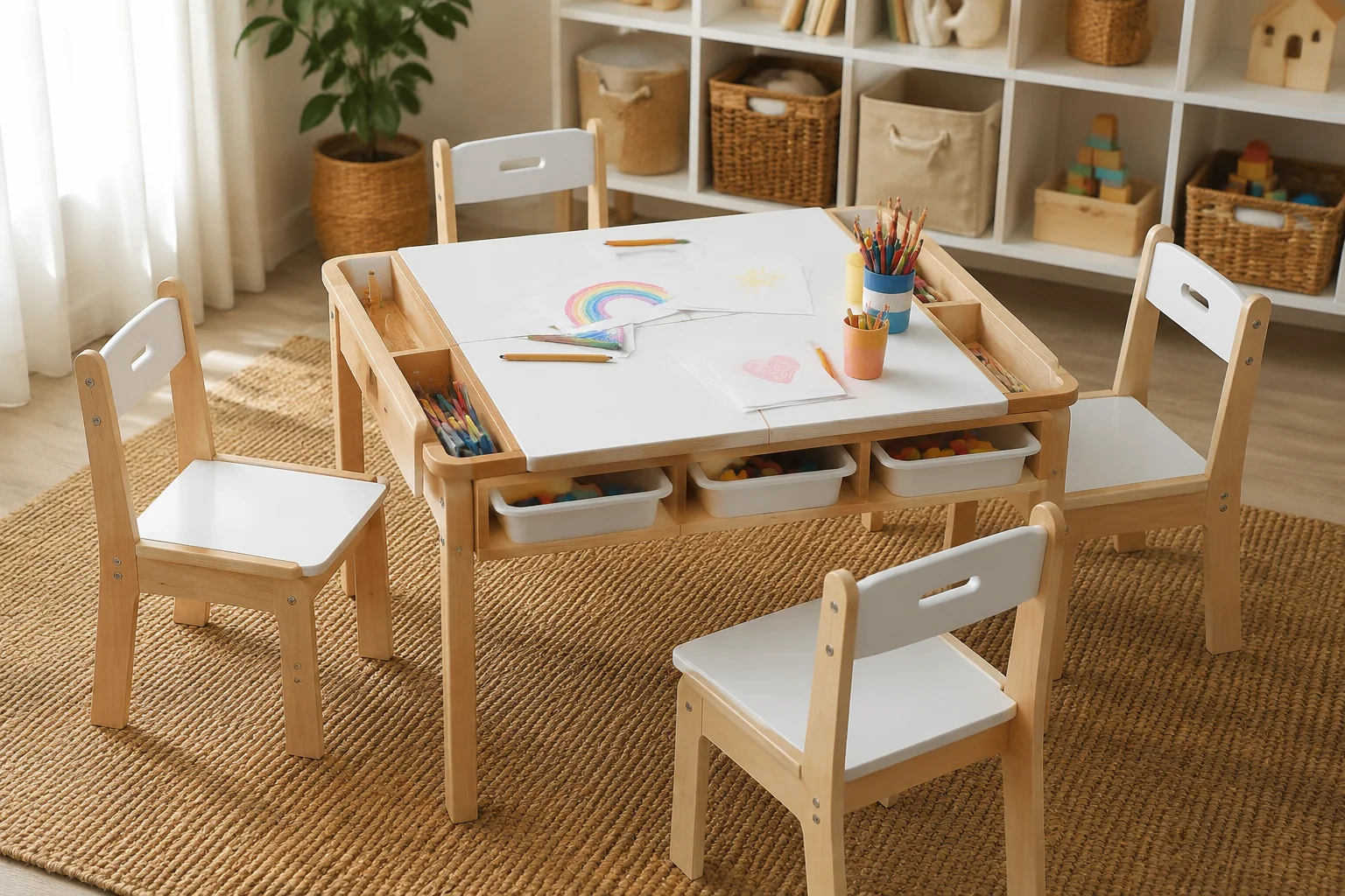 Playroom Activity Table Set - Image 3