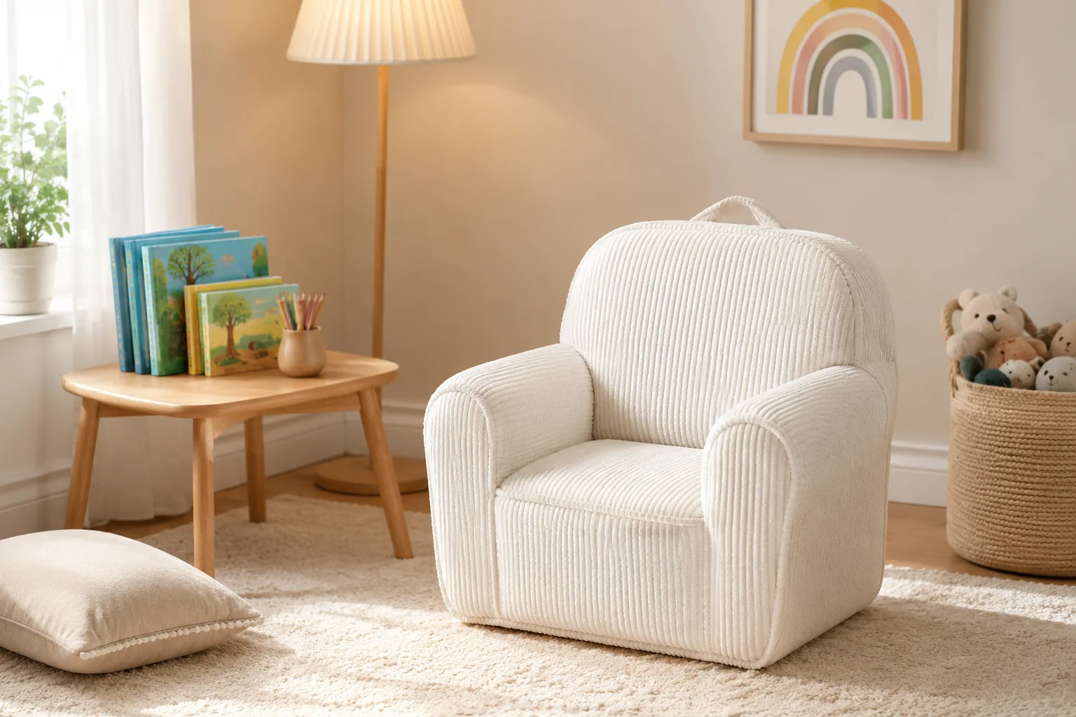 Upholstered Kids Reading Chair - Image 3
