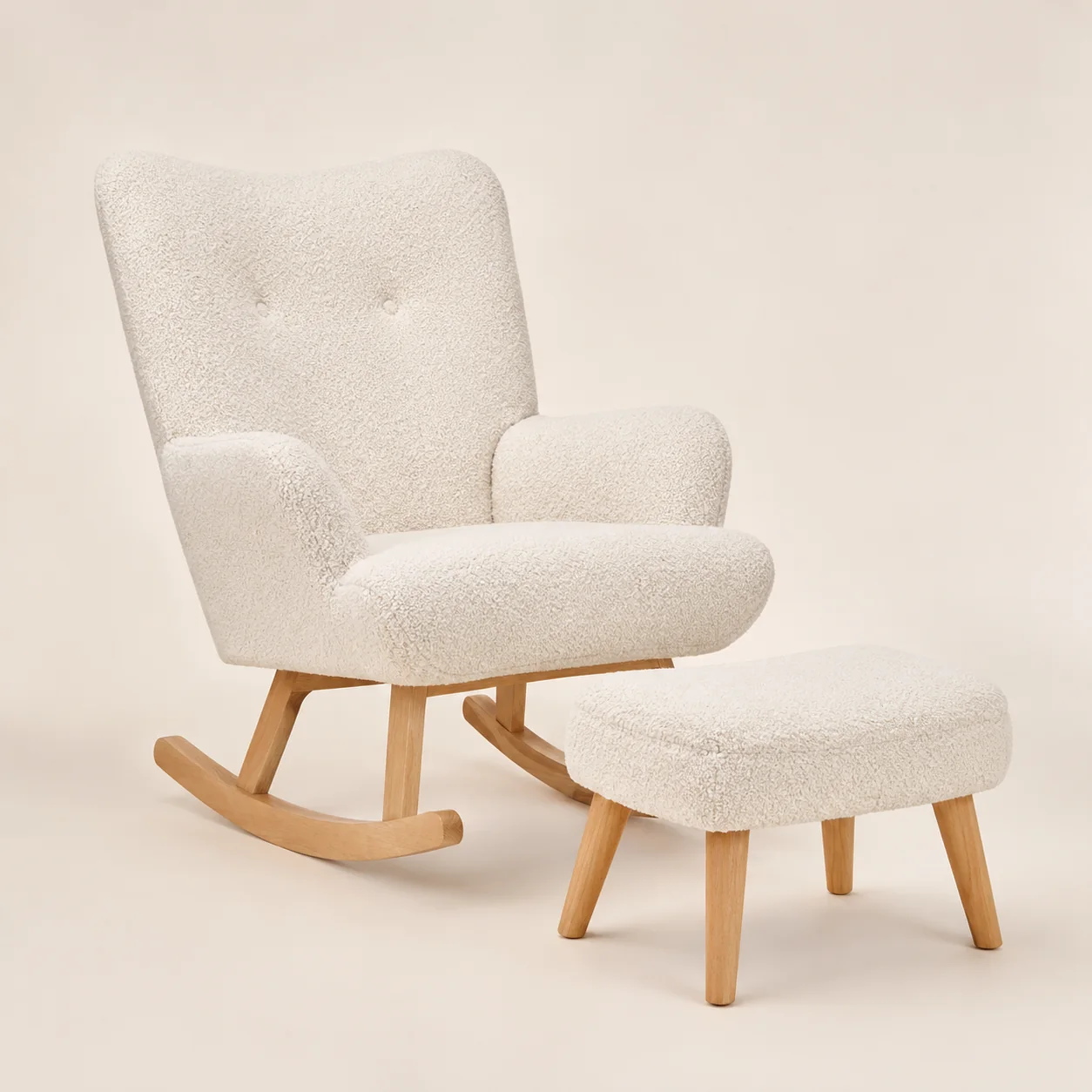 Nursery Rocking Chair Ottoman Set