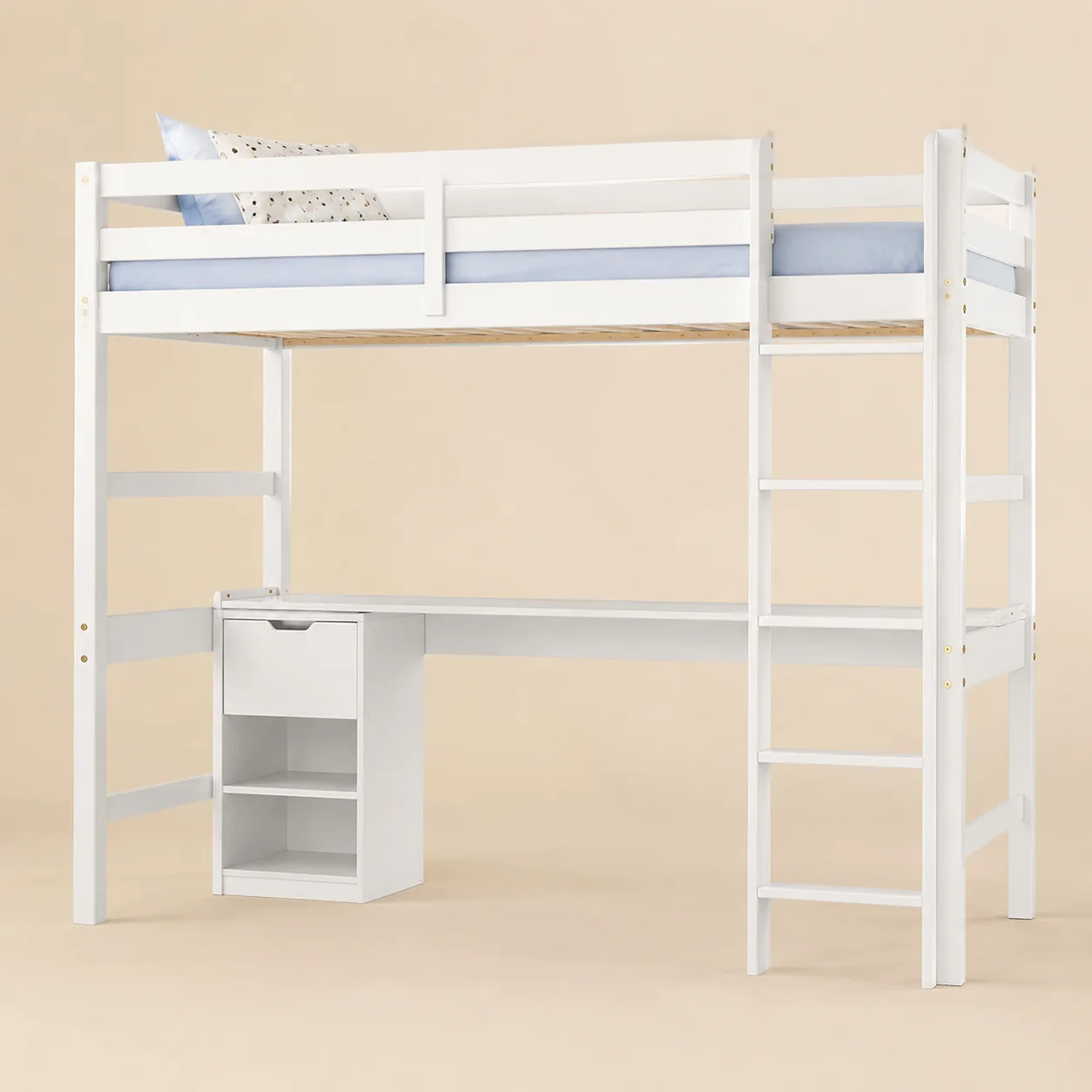 Kids Loft Bed with Desk Space