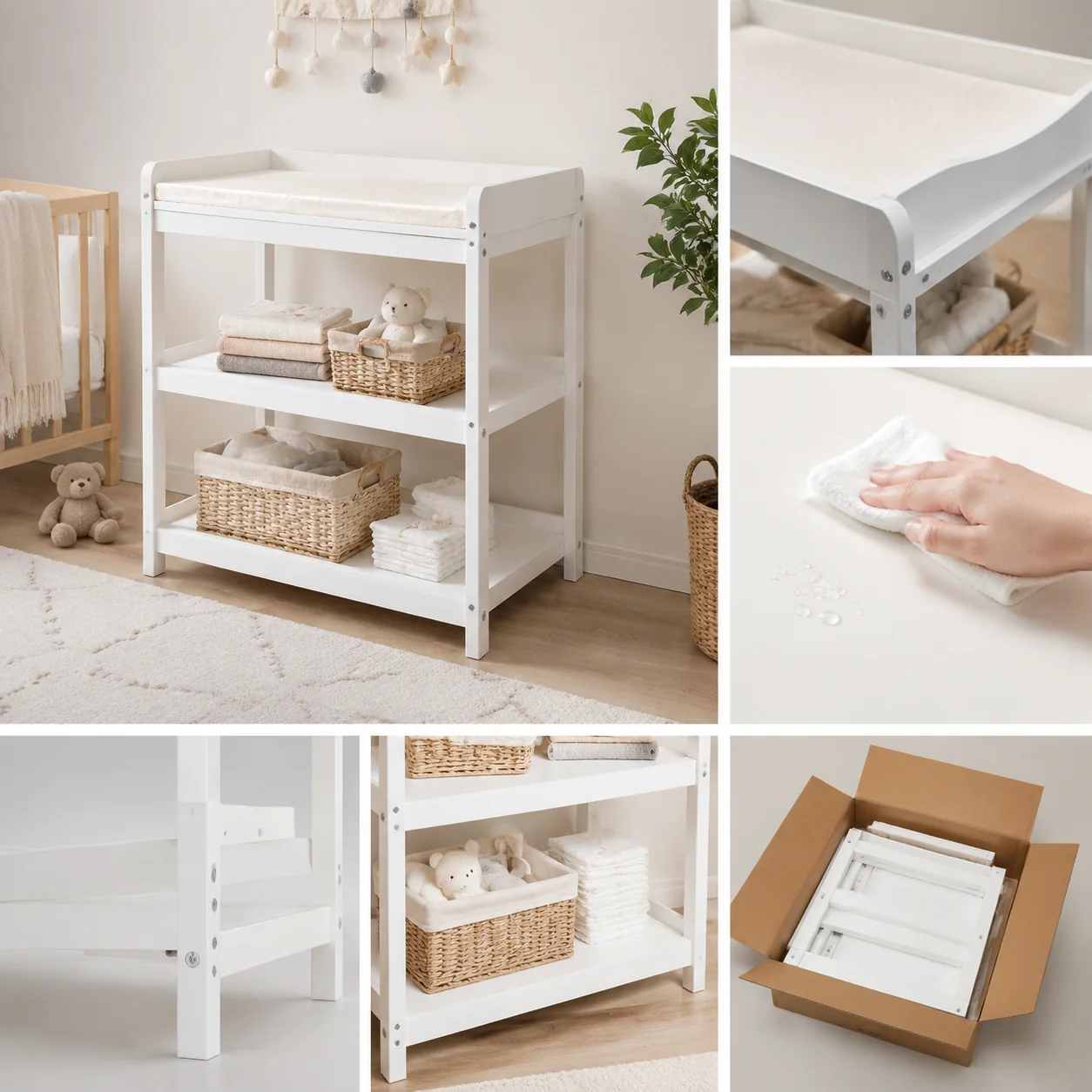 Compact Nursery Changing Table - Image 4
