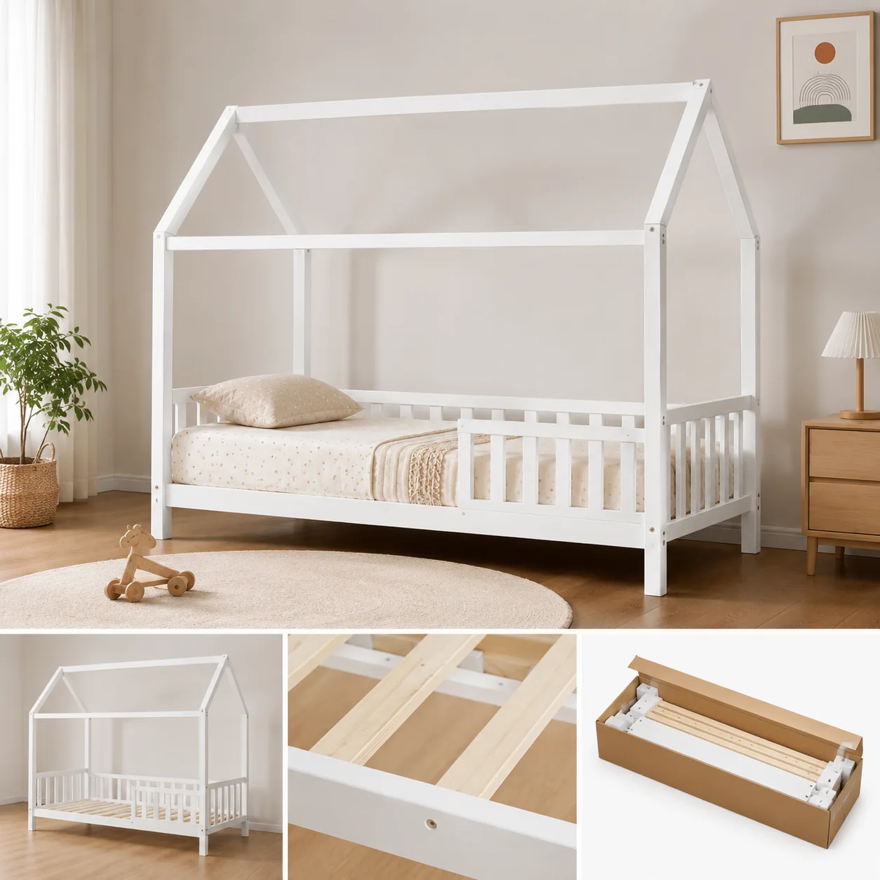 Twin House Bed Frame - Image 4