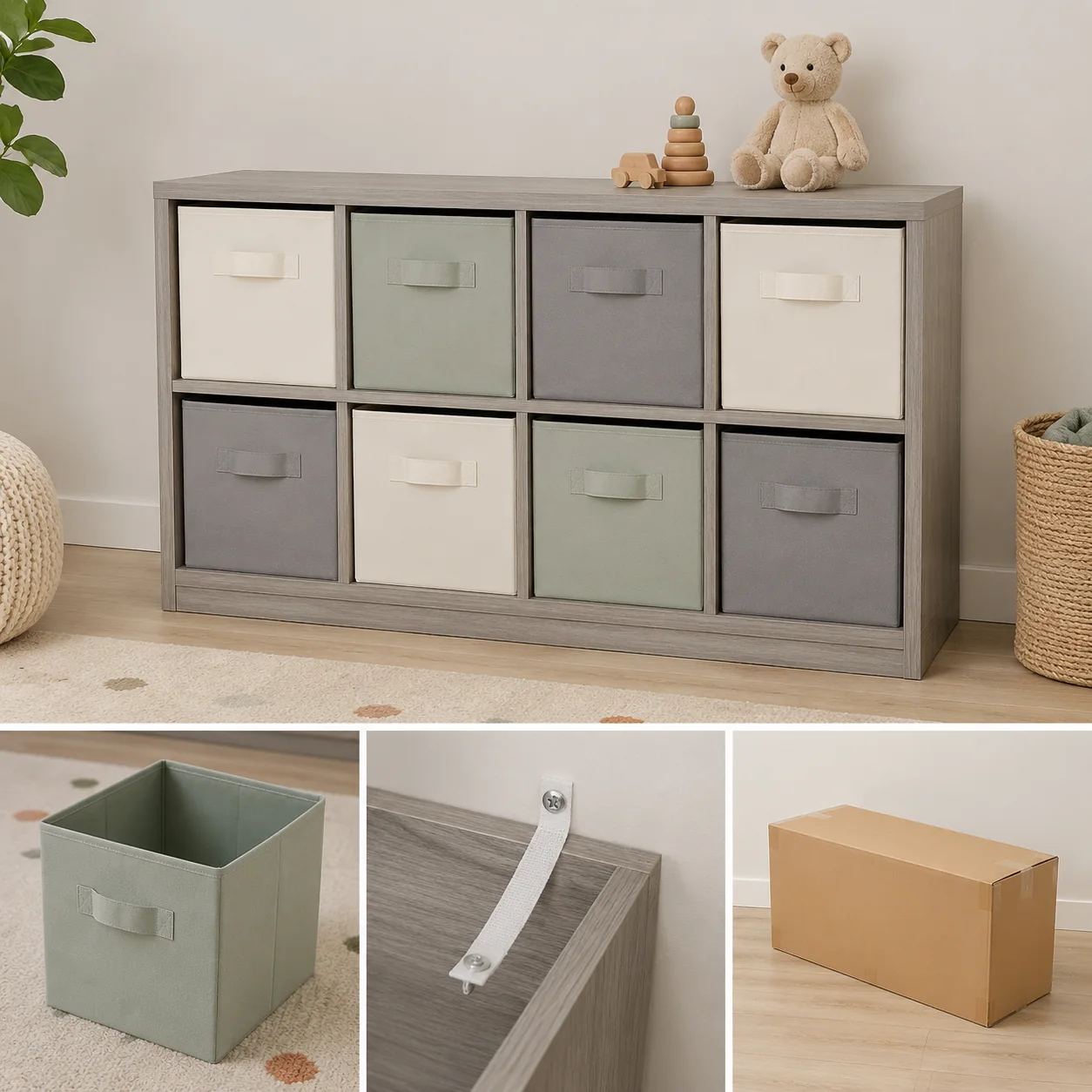 Playroom Cubby Cabinet - Image 4